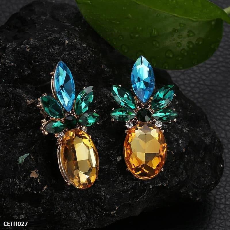 CETH027 QWN Tops Pair Pineapple
