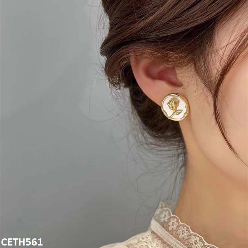 CETH561 SYB Painted Rose Tops Pair
