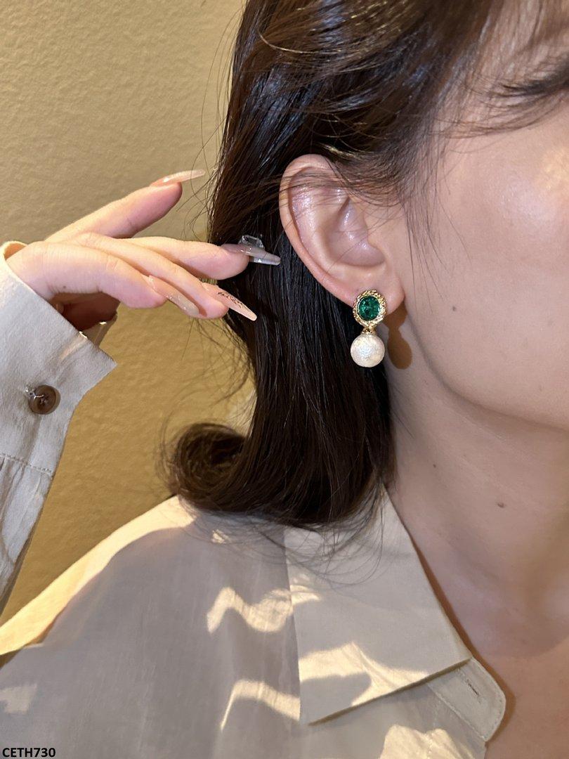 CETH730 YHC Round Pearl Tops Pair