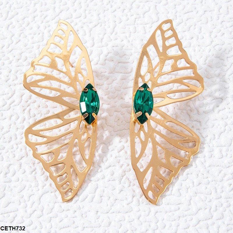 CETH732 YYE Butterfly wings Tops Pair