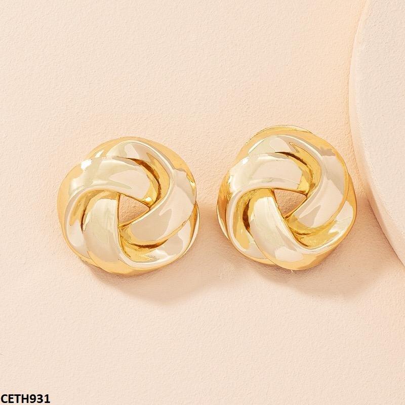 CETH931-YYE CETH931 YYE Round Covered Tops Pair