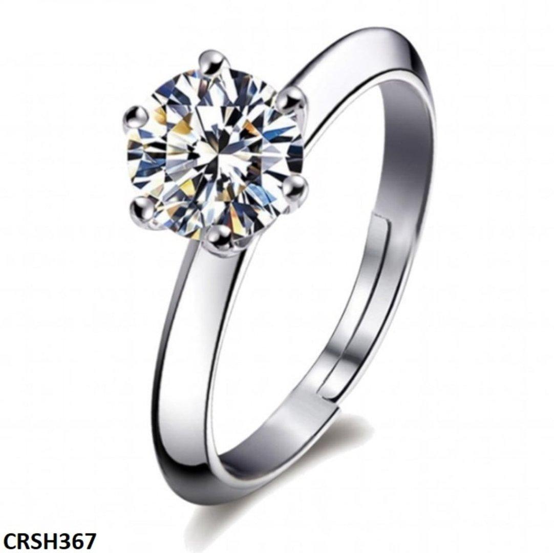 CRSH367 ZFQ Birthstone Ring Adjustable