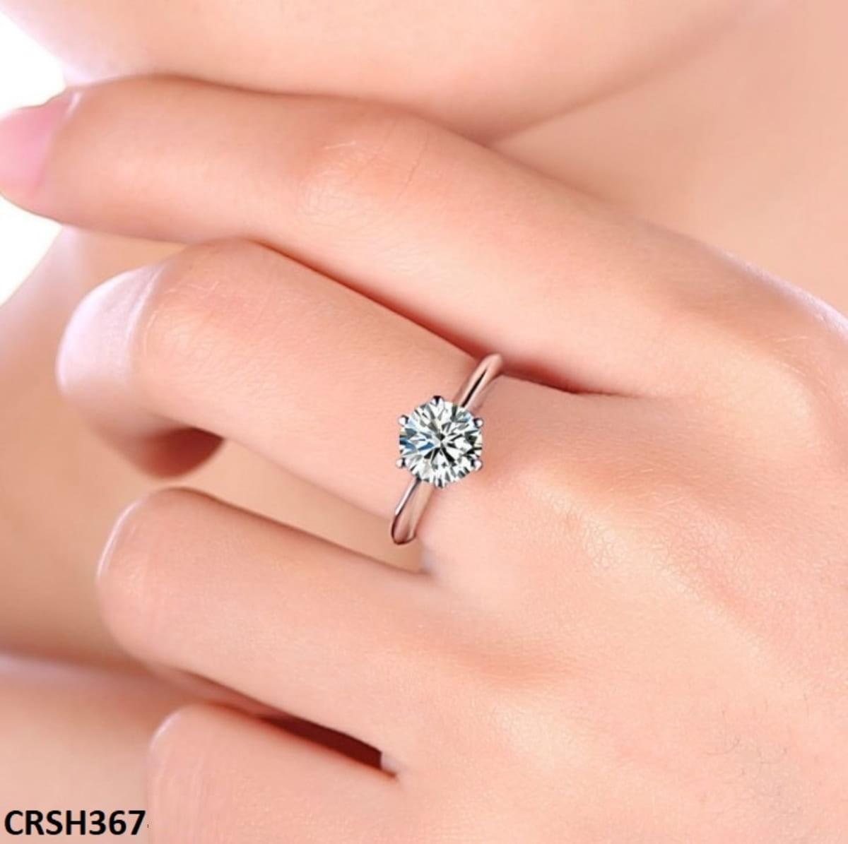 CRSH367 ZFQ Birthstone Ring Adjustable