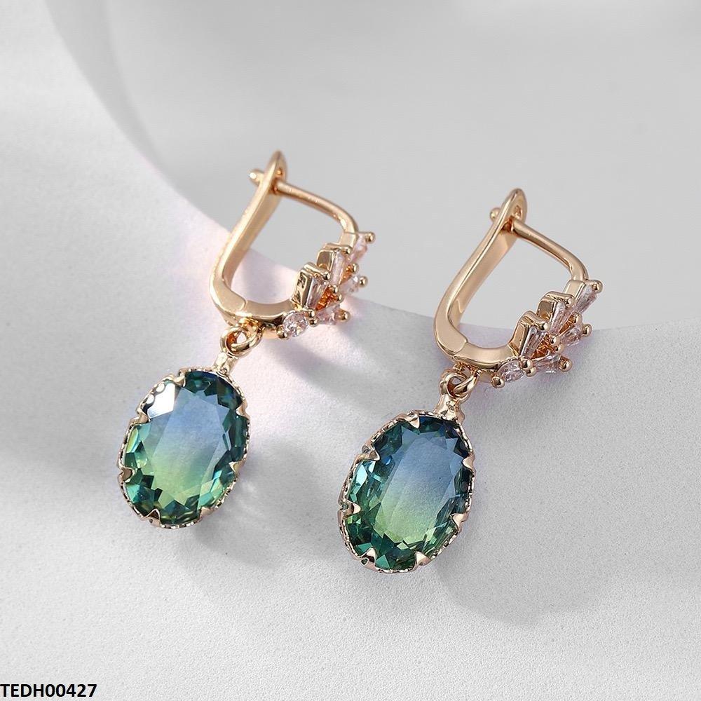 TEDH00427 YLE Oval Drop Earrings - TEDH