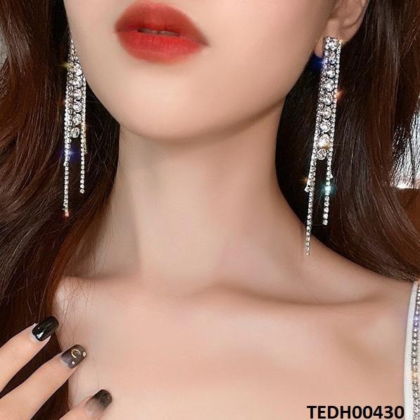 TEDH00430 SIQ Round Tassel Drop Earrings - TEDH