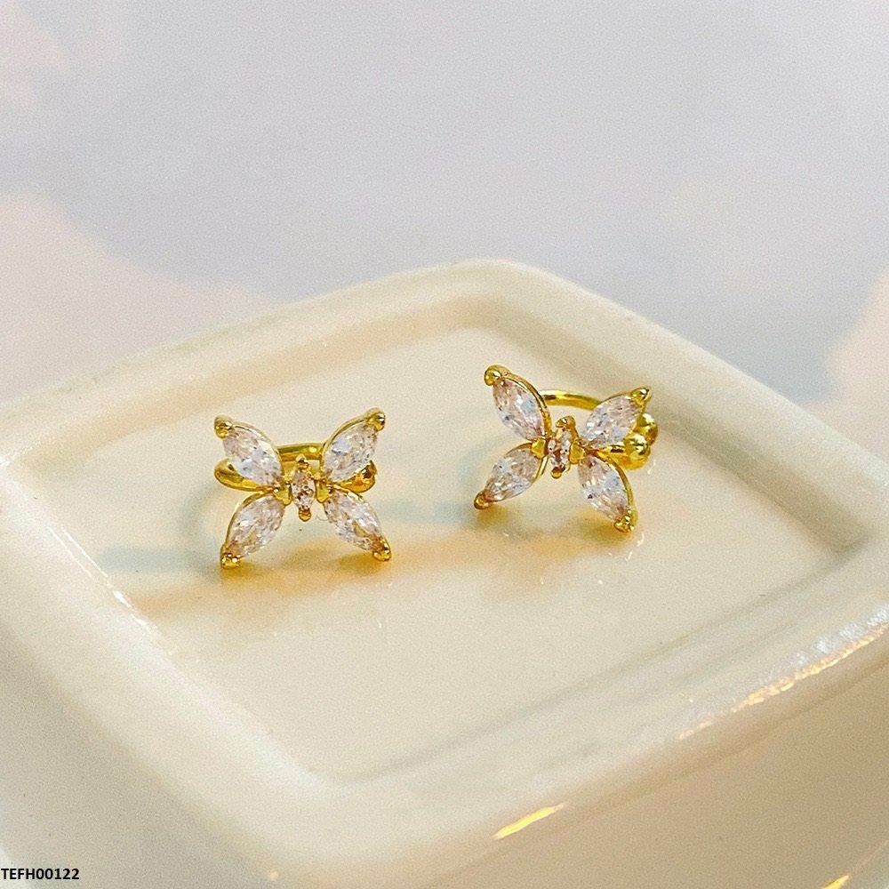 TEFH00122 QWN Marquise Butterfly Ear Cuff Pair - TEFH