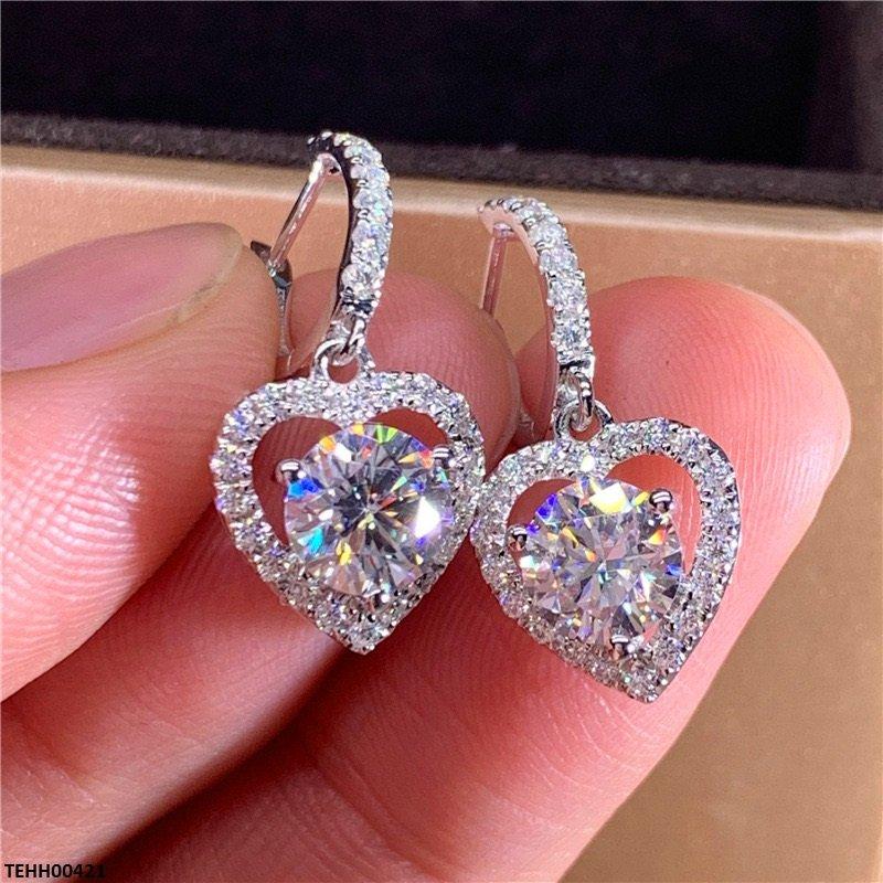 TEHH00421 CSH Heart Drop Round Hoops Pair - TEHH