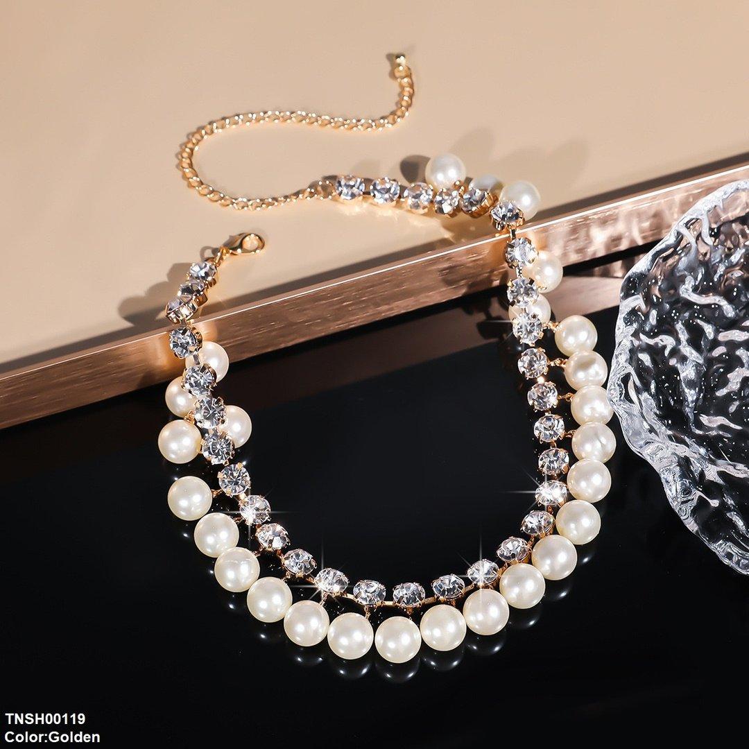 TNSH00119 YJJ Pearl Beats Necklace - TNSH