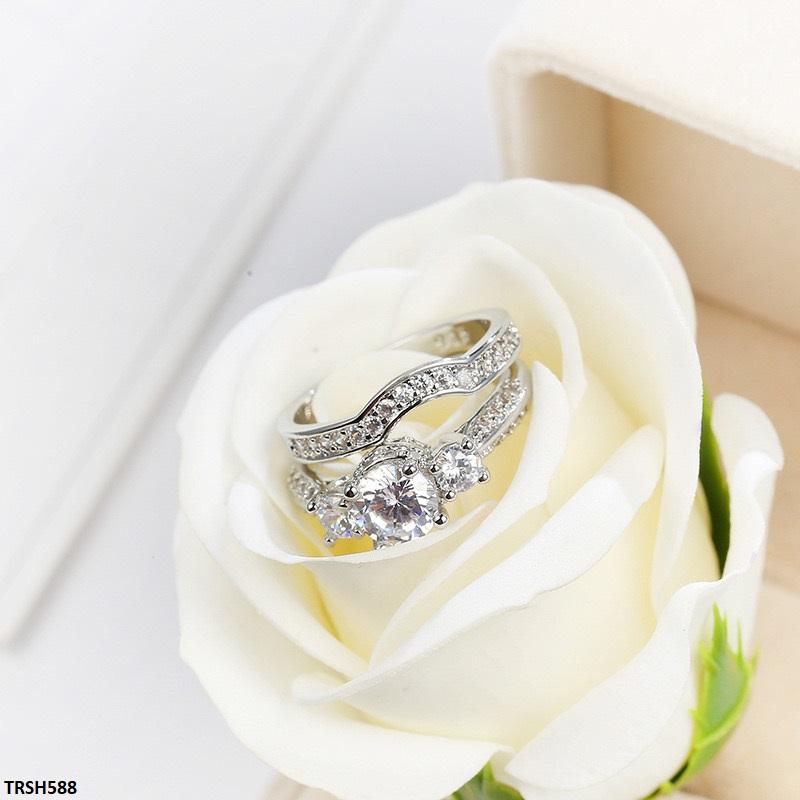 TRSH588 YLE Cocktail Couple Ring