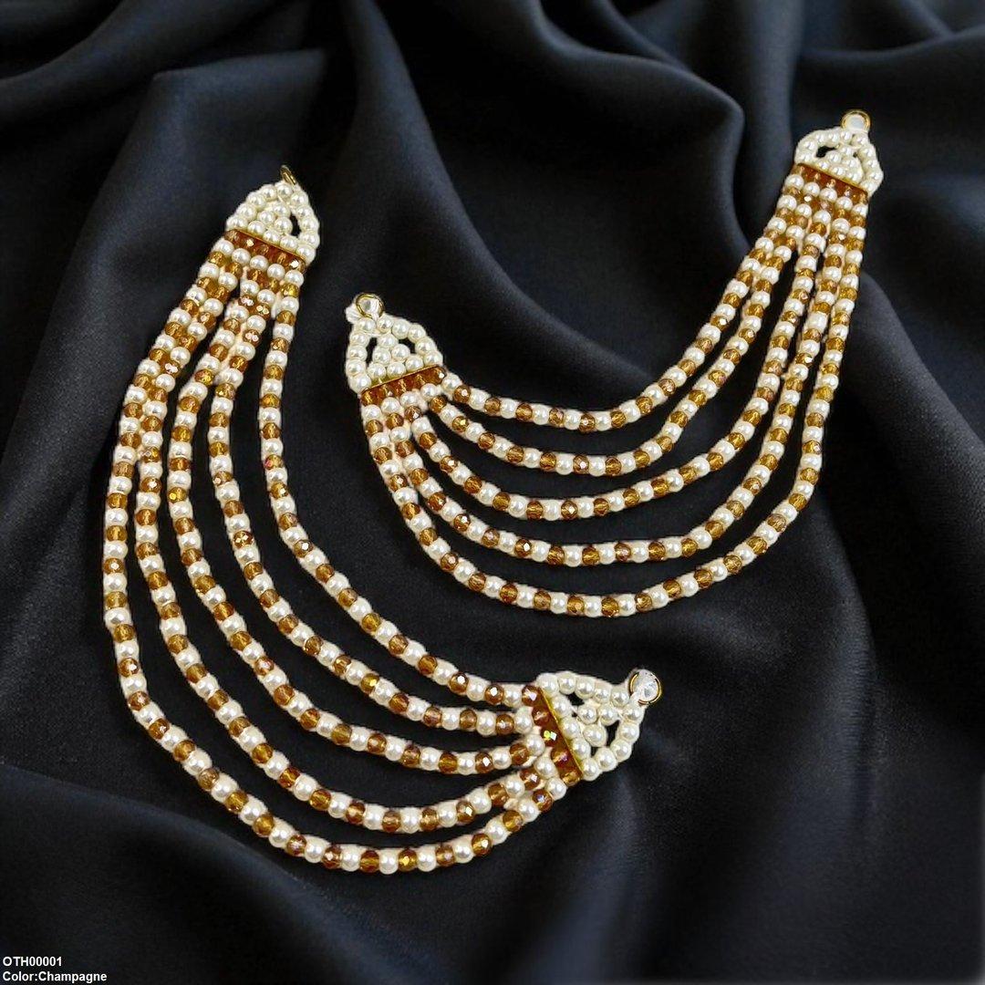 OTH00001 FRN Round Pearl Earring Saharay - OTHH