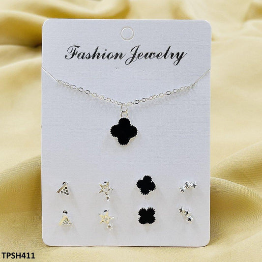 TPSH411 XST Clover Triangle/Cross/Star Pendant with Tops