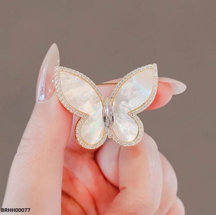 BRHH00077 XST Painted Butterfly Broach - BRHH