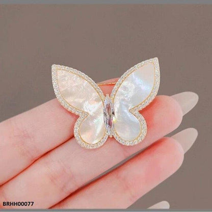 BRHH00077 XST Painted Butterfly Broach - BRHH