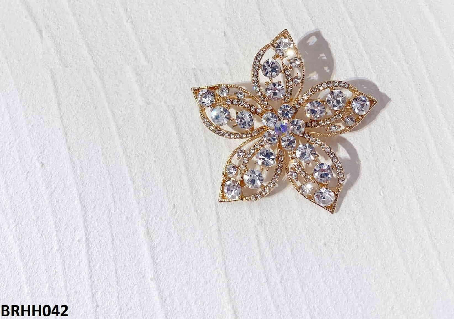 BRHH042 YMO Star Flower Broach