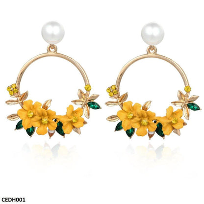 CEDH001 JMN Earrings Flower