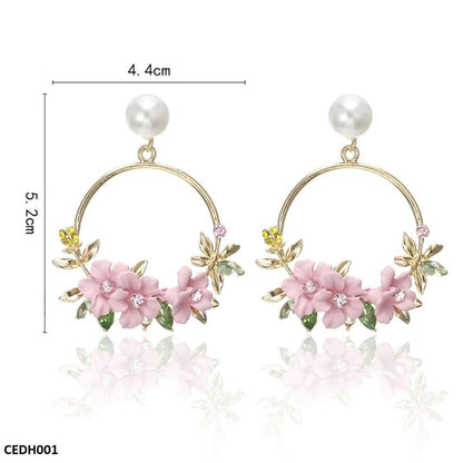 CEDH001 JMN Earrings Flower