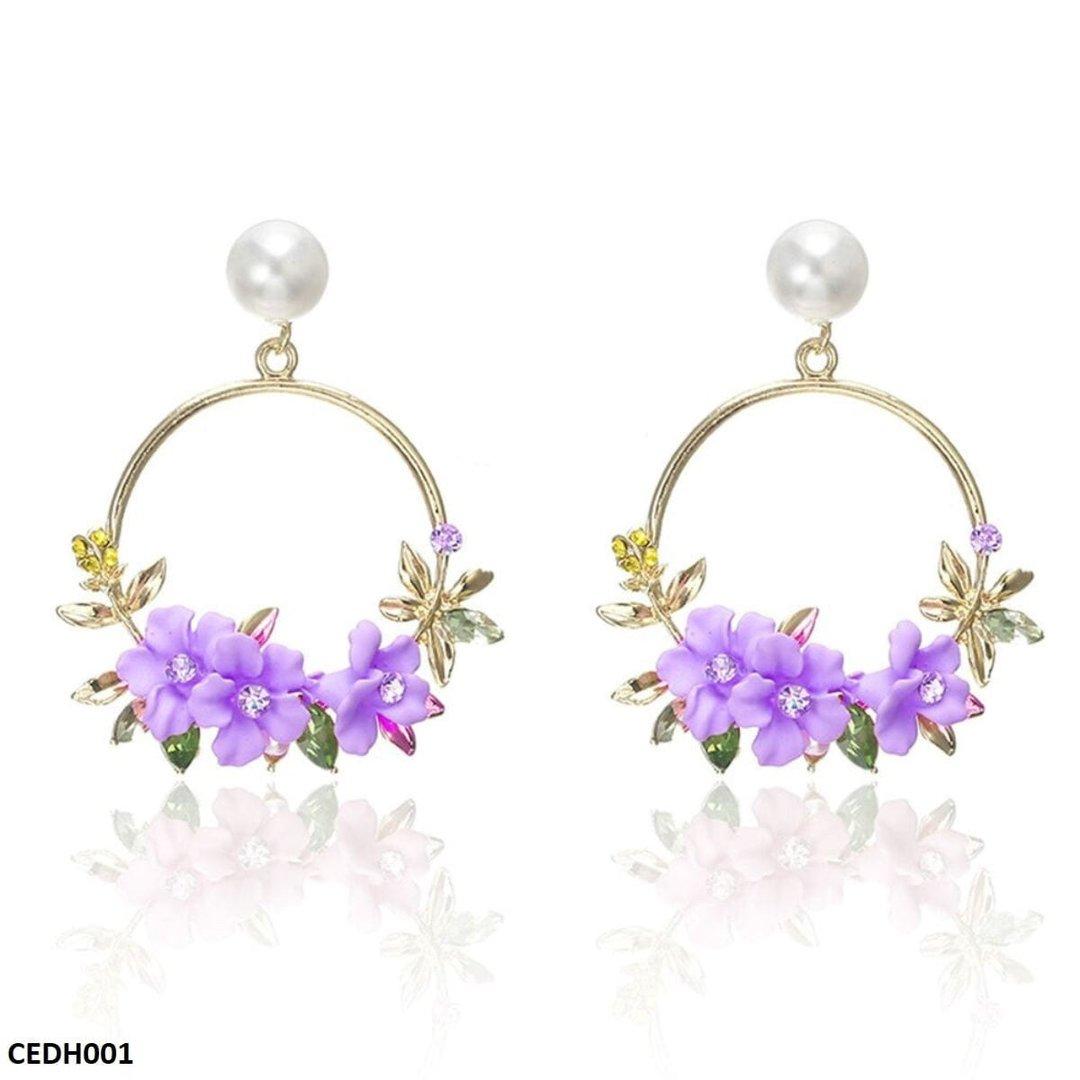 CEDH001 JMN Earrings Flower