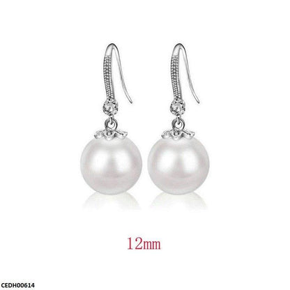 CEDH00614 DDJ Pearl Drop Earrings - CEDH