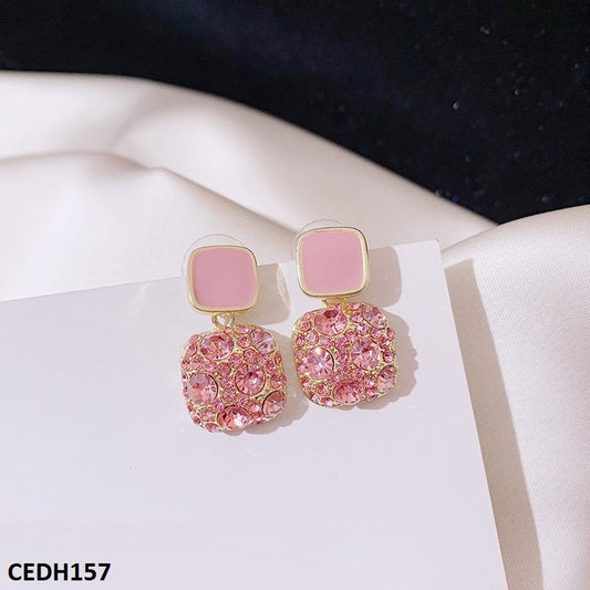 CEDH157 SIQ Traditional Teardrop Ear Earrings Pair