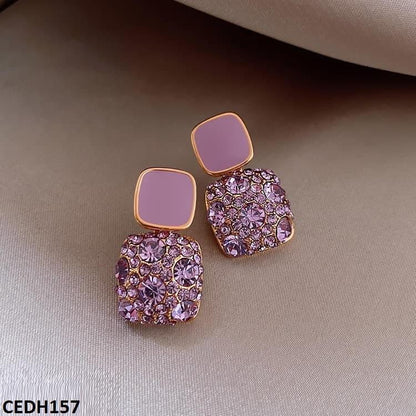 CEDH157 SIQ Traditional Teardrop Ear Earrings Pair