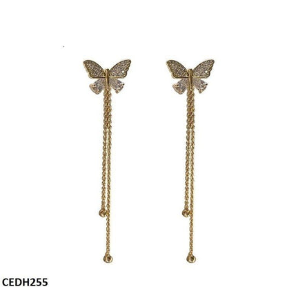 CEDH255 LSH Butterfly Drop Earrings