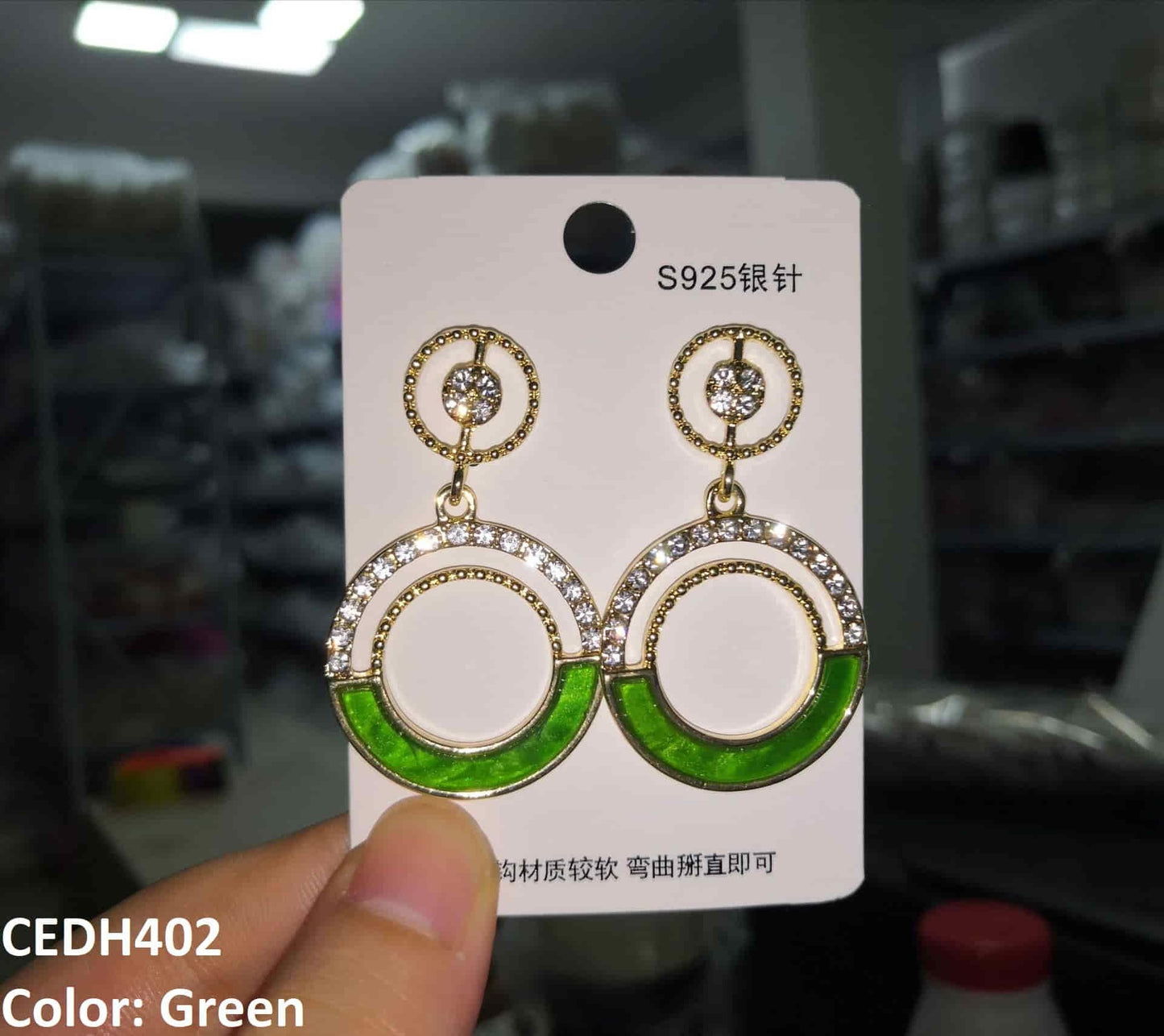 CEDH402 YHC Wheel Drop Earrings Pair