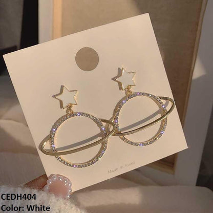 CEDH404 YHC Star Galaxy Drop Earrings Pair