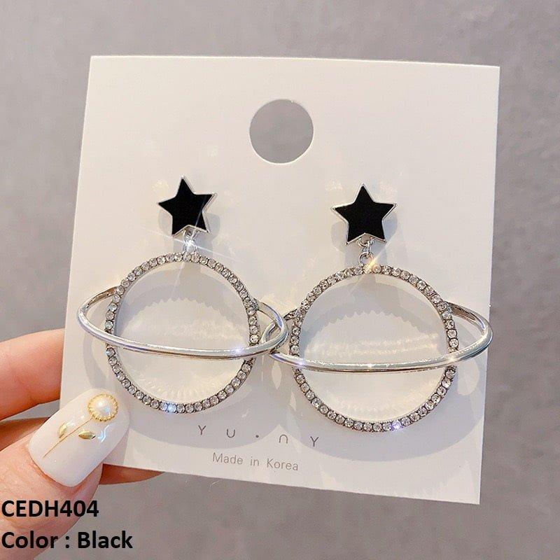 CEDH404 YHC Star Galaxy Drop Earrings Pair