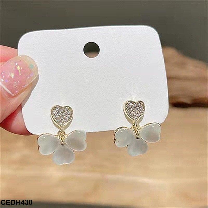 CEDH430 LSH Heart Drop Earrings Pair