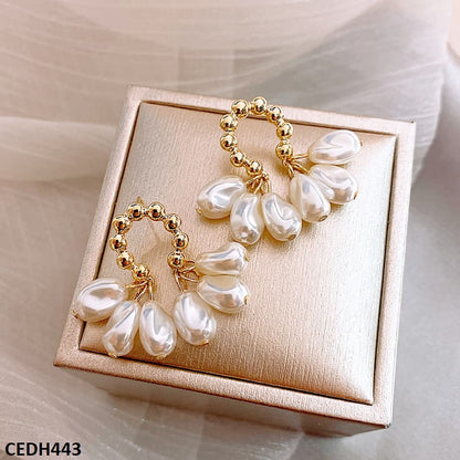 CEDH443 BTO Beads Drop Earrings Pair