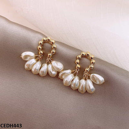 CEDH443 BTO Beads Drop Earrings Pair