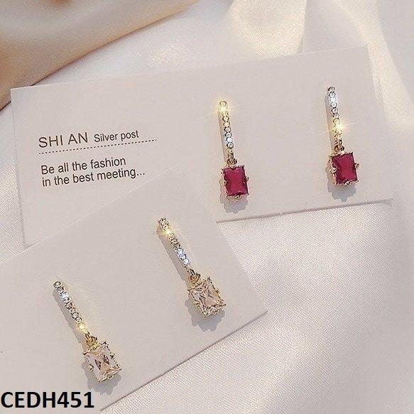 CEDH451 SIQ Square Ear Drop Pair