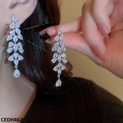 CEDH462 SIQ Tear Drop Earrings Pair