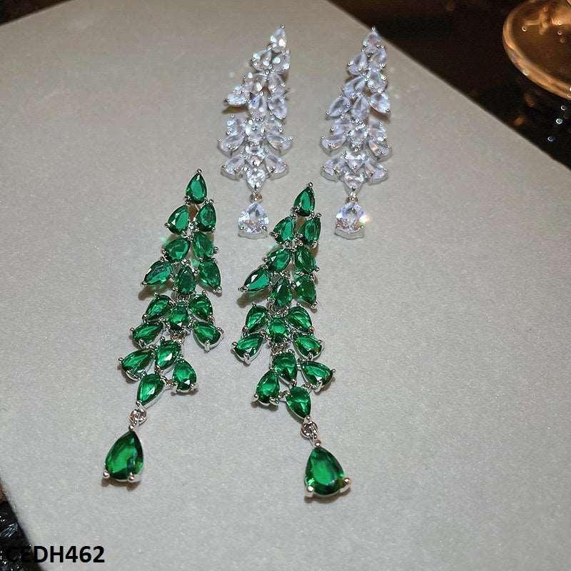 CEDH462 SIQ Tear Drop Earrings Pair