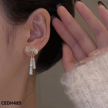 CEDH485 LSH Imp Bow Shape Earrings