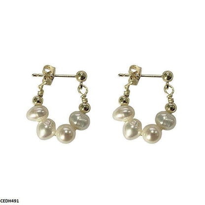 CEDH491 XST Pearl Drop Earrings