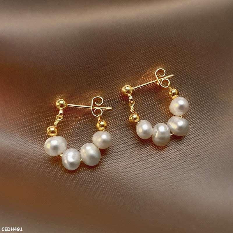 CEDH491 XST Pearl Drop Earrings