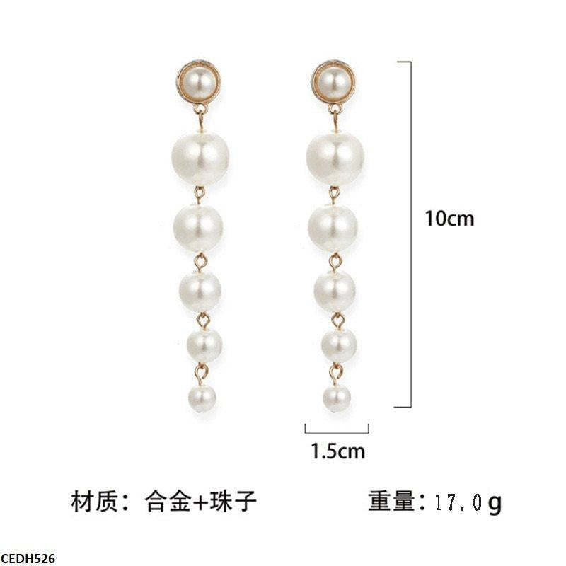 CEDH526 JMN Pearl Drop Earrings