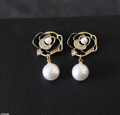 CEDH585 SYB Pearl Drop Earrings