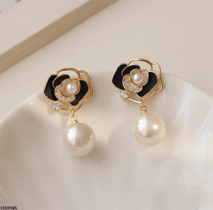 CEDH585 SYB Pearl Drop Earrings