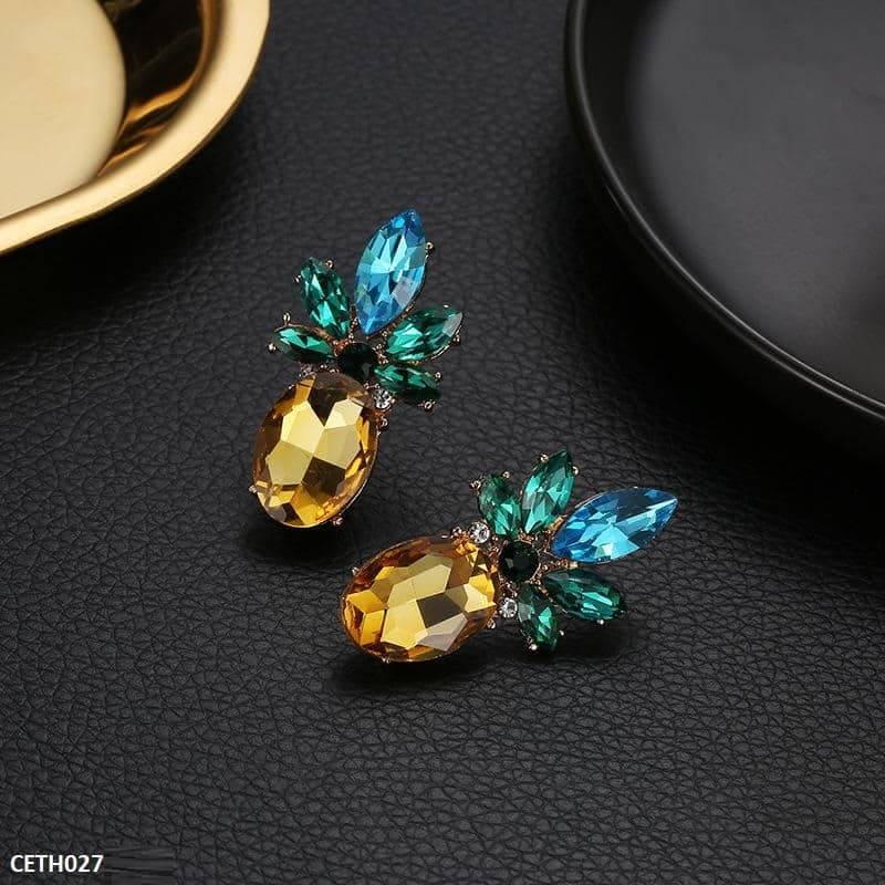 CETH027 QWN Tops Pair Pineapple