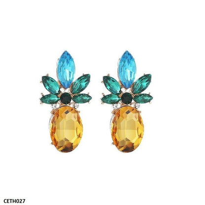 CETH027 QWN Tops Pair Pineapple