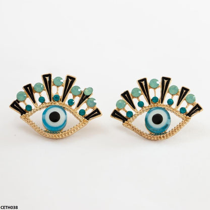 CETH038 QWN Imp Tops Pair Evil Eye