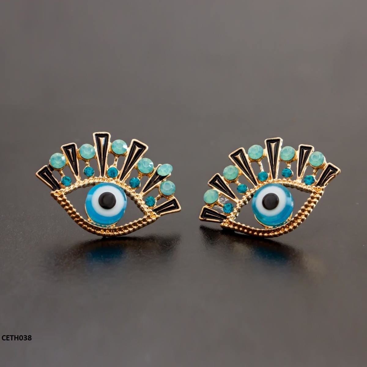 CETH038 QWN Imp Tops Pair Evil Eye