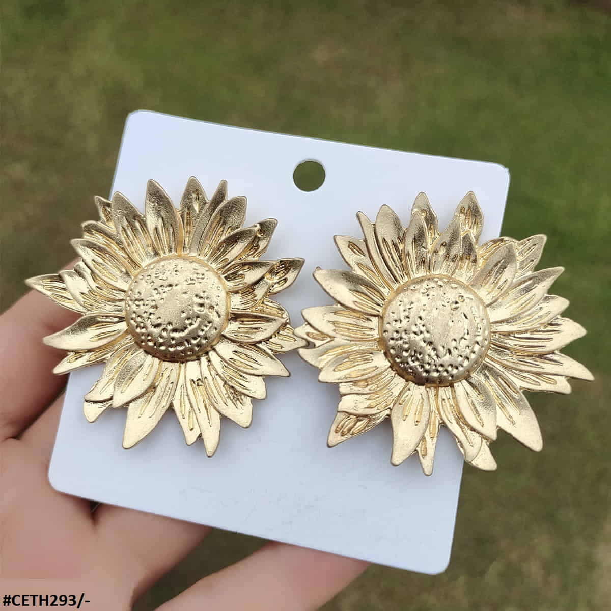 CETH293 ZLX Golden Flower Tops Pair