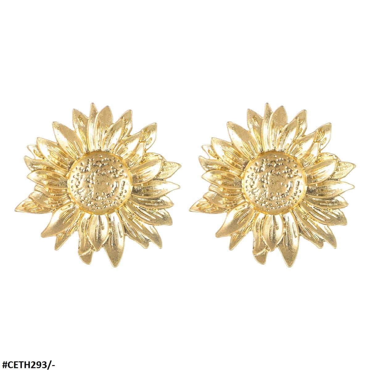 CETH293 ZLX Golden Flower Tops Pair