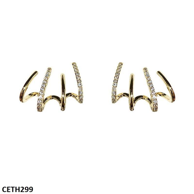 CETH299 SDQ Sterling Stud Tops Pair - CETH