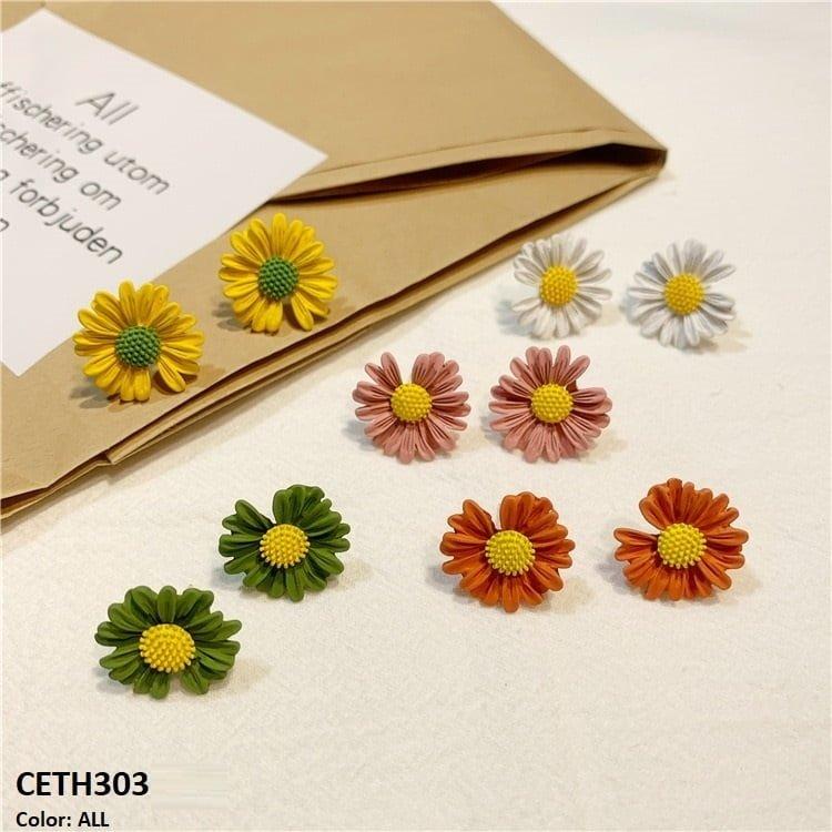 CETH303 SIQ Colorful Flower's Tops Pair