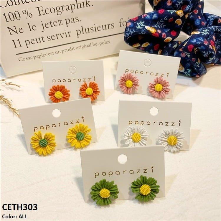 CETH303 SIQ Colorful Flower's Tops Pair