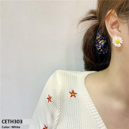 CETH303 SIQ Colorful Flower's Tops Pair